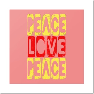 Peace Love Harmony Posters and Art